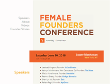 Tablet Screenshot of femalefoundersconference.org